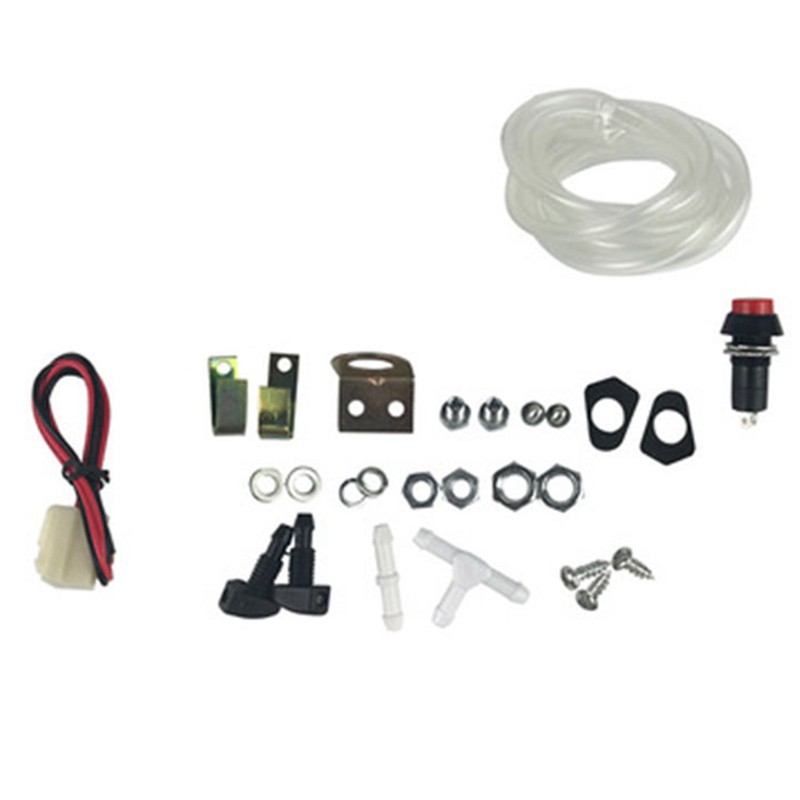 Bộ bình đựng nước rửa kính chắn gió xe hơi 12V 1.5L tiện dụng