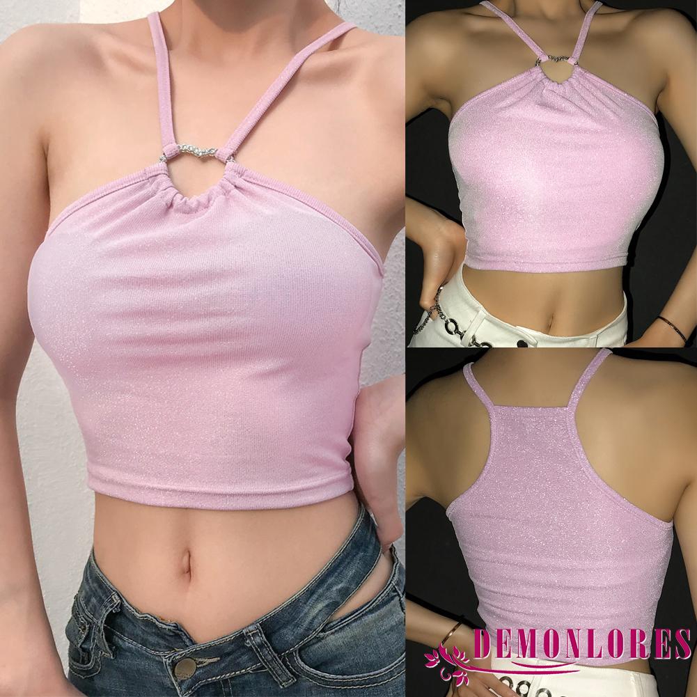 Áo lửng hai dây đan chéo gợi cảm cho nữ
