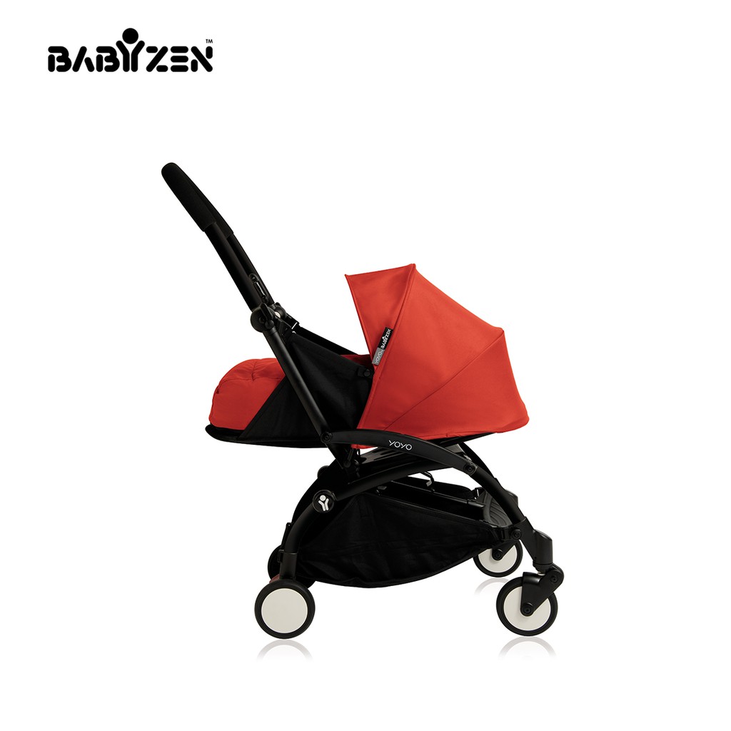 Bộ màn chụp và đệm xe đẩy BABYZEN YOYO 0+ Đỏ Cam