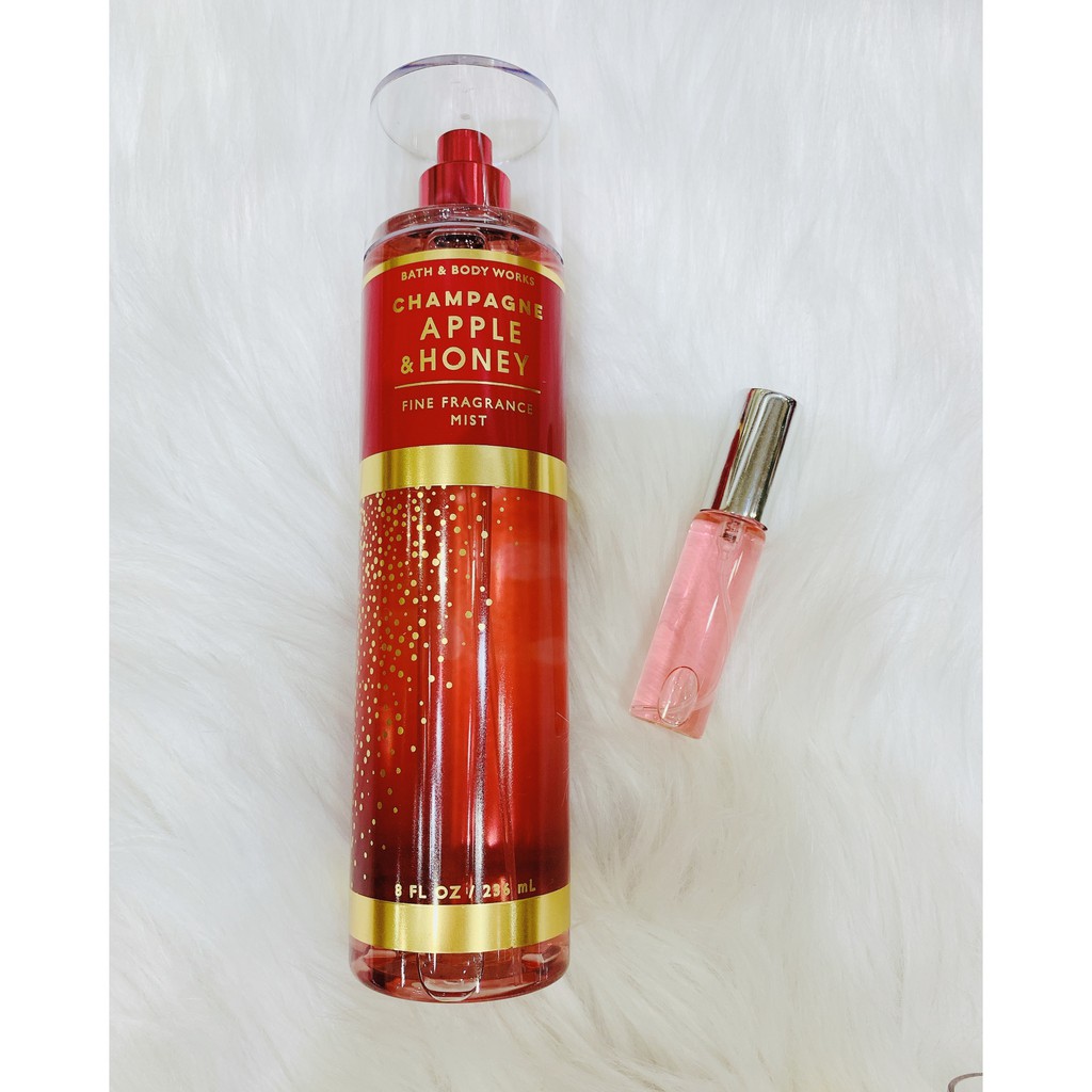 (10ML) XỊT THƠM CHAMPAGN APPLE & HONEY BATH&BODYWORKS
