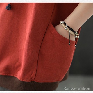 Hooded plus size sweater long sleeve loose pullover leisure women's top