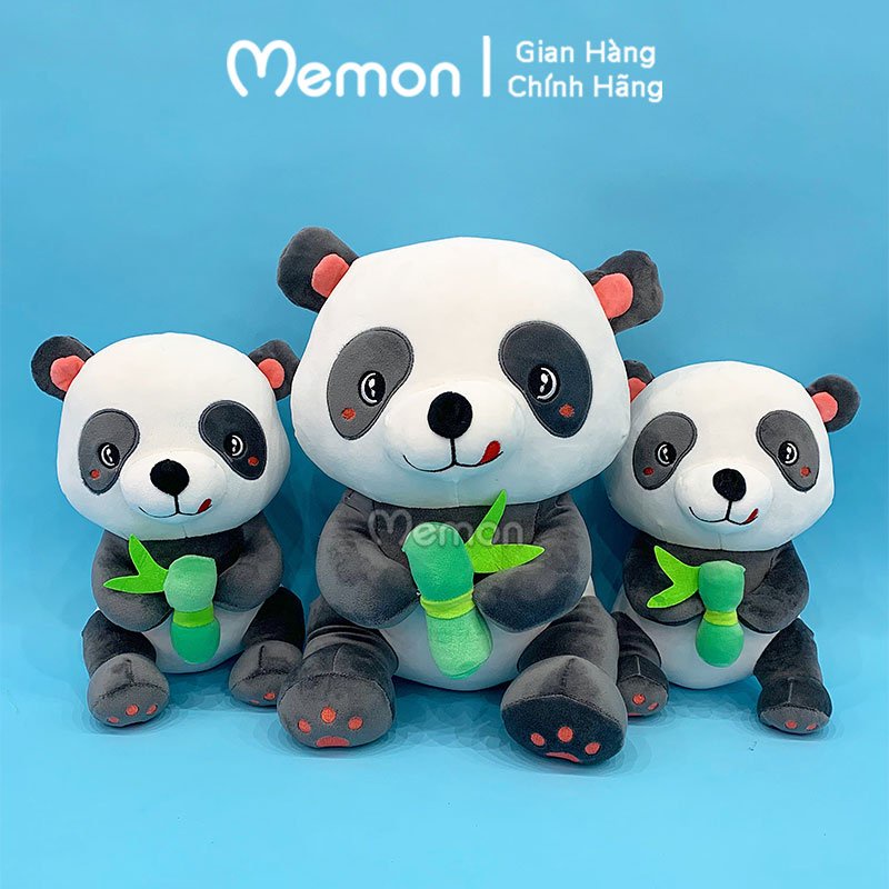 [Mã LIFEMALL2505 giảm 10% đơn 250K] Gấu Bông Hình Gấu Trúc Ngồi Dễ Thương Cao Cấp Memon