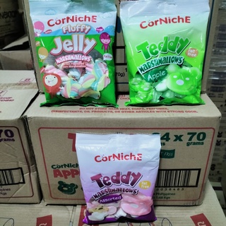 Kẹo bông gòn marshmallow corniche 70g - kẹo xốp đủ vị