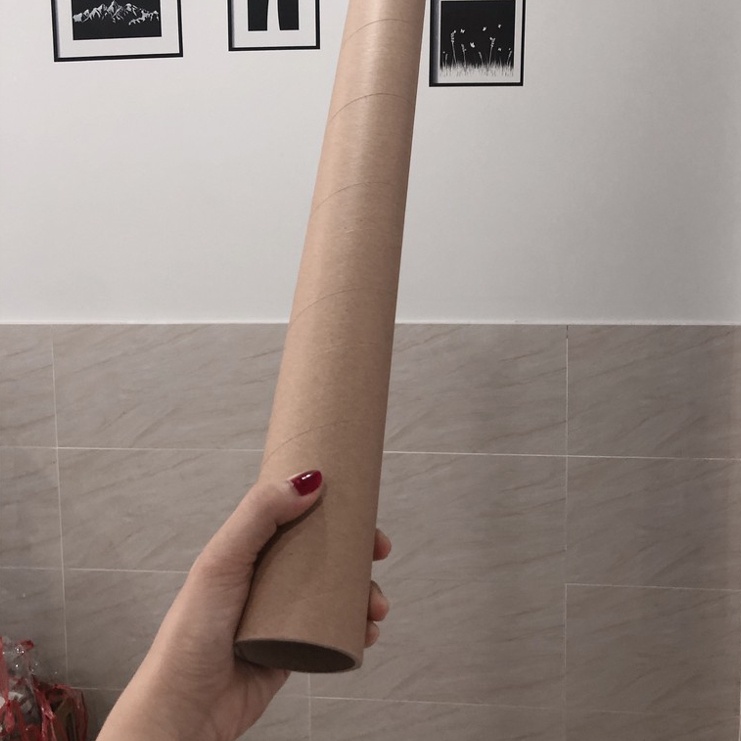 Combo 5 cái Ống giấy tube CŨ 90cm x 8cm tròn dùng gói hàng dầy 3 ly chất lượng như mới