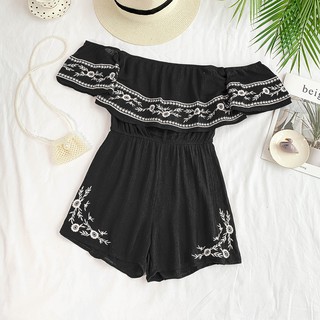 JUMPSUIT ULZZANG LỆCH VAI