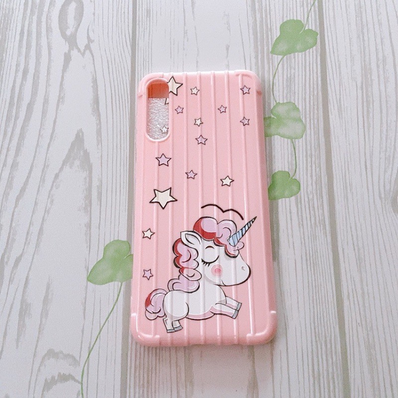 Ốp in hình cute vali dẻo Samsung A70