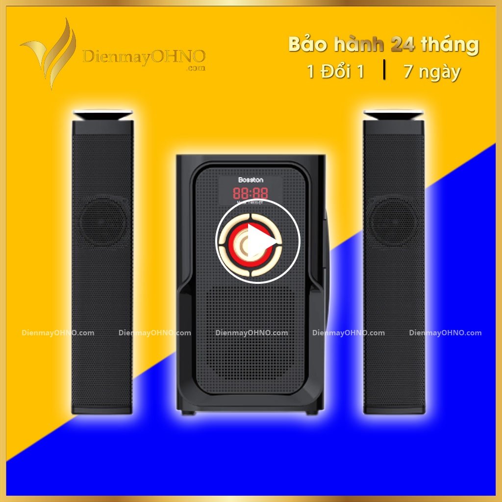 Loa Máy Tính Để Bàn Bosston T4000 Chính Hãng Loa Vi Tính PC Bluetooth Bosston Bass mạnh Công Suất Lớn - Điện Máy OHNO
