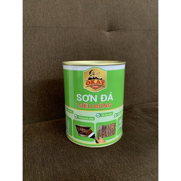 Sơn Đá Siêu Bóng Okay 800gr