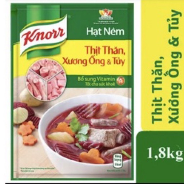 Hạt nêm Knorr 1,8kg thịt thăn, xương ống và tủy