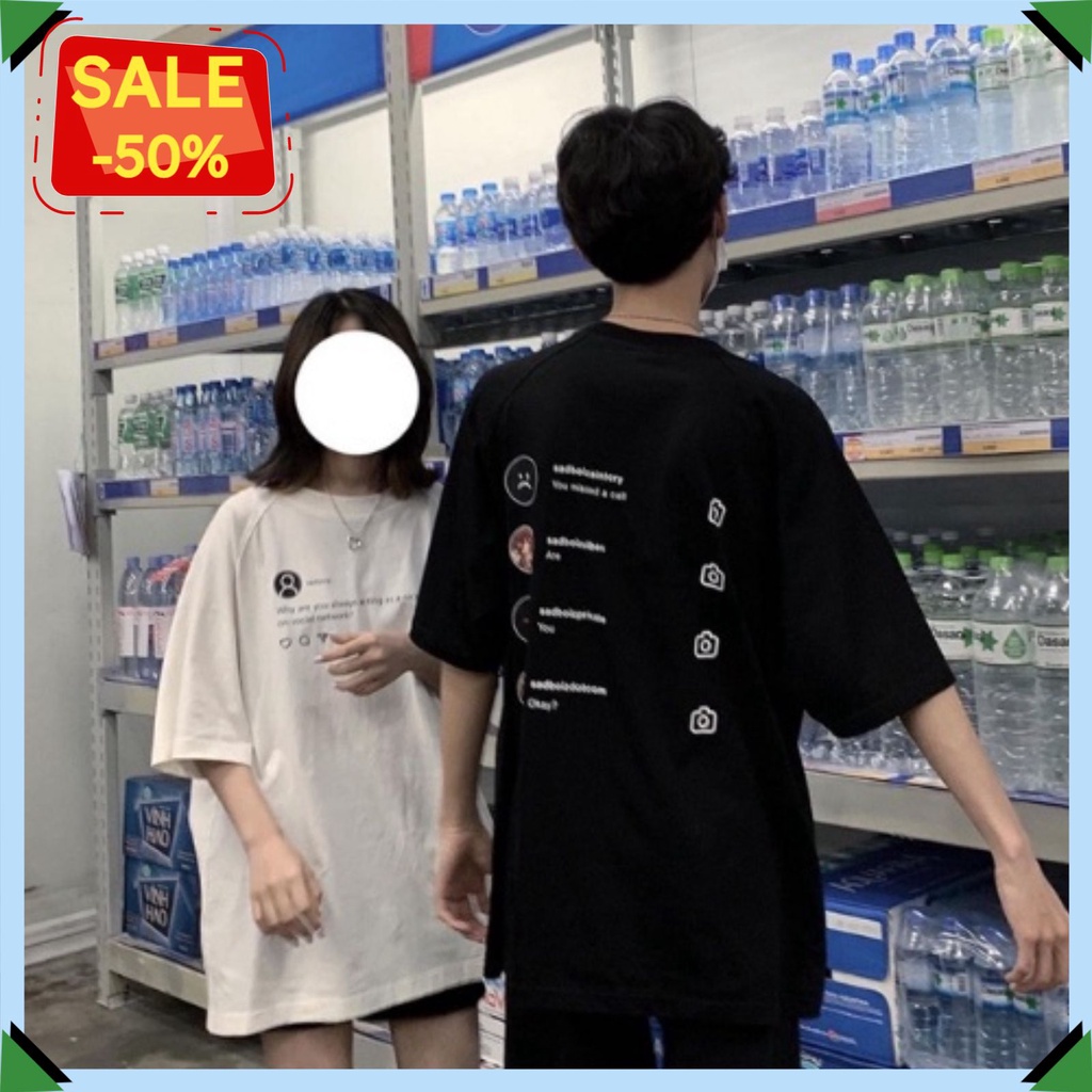 Áo thun nam nữ tay lỡ sad boiz sadtagram form rộng chất cotton co dãn siêu mềm mịn, Áo Sadboiz phông tay lỡ form rộng | BigBuy360 - bigbuy360.vn