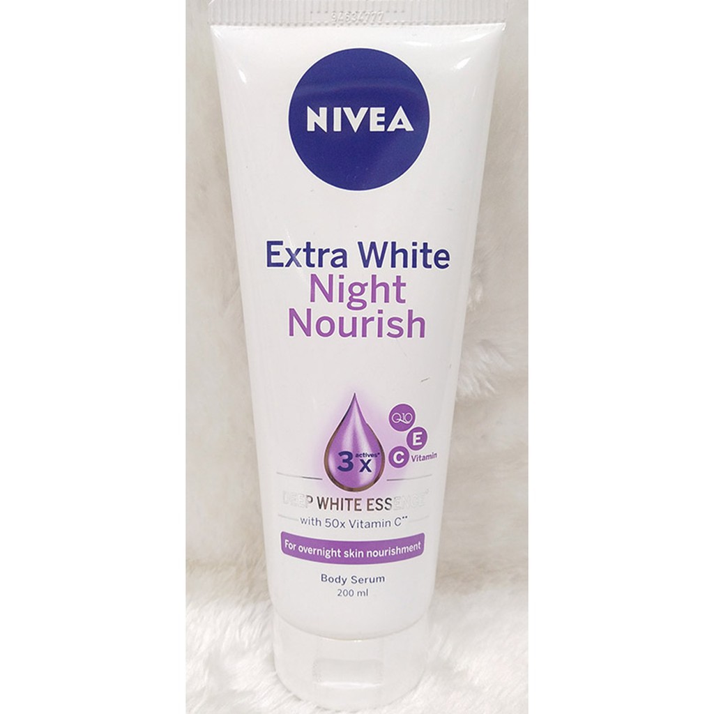 Tinh Chất dưỡng thể trắng da Nivea Extra White Body Serum 200ml,180ml