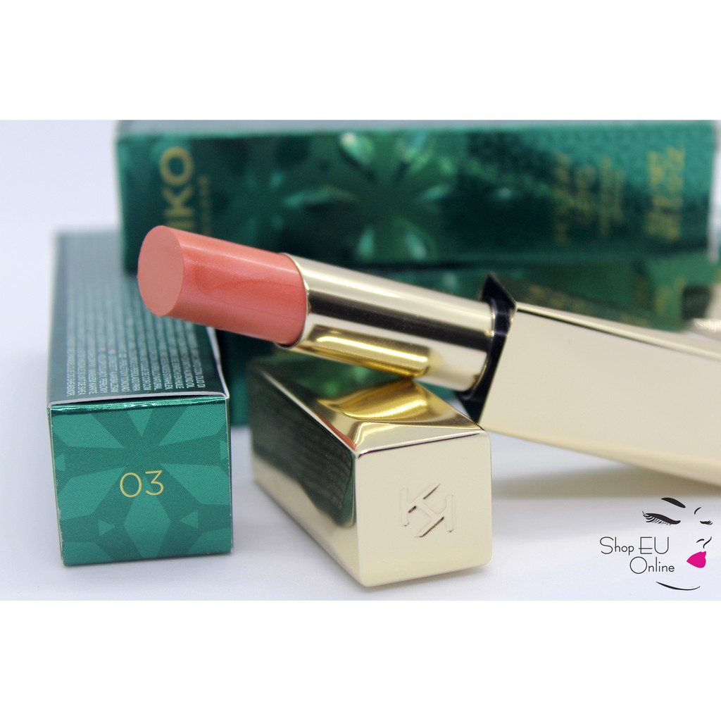 Son dưỡng Kiko - Holiday Gems Care &amp; Glow Lipstylo - Italia