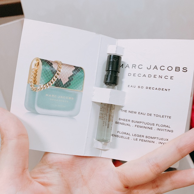 Vial mẫu thử nước hoa Marc Jacobs túi đủ 3 mẫu