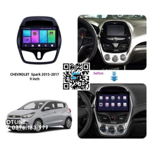 MẶT DƯỠNG CHO XE CHEVROLET SPARK / MATIZ 2015-2017 KÈM JACK ZIN THEO XE