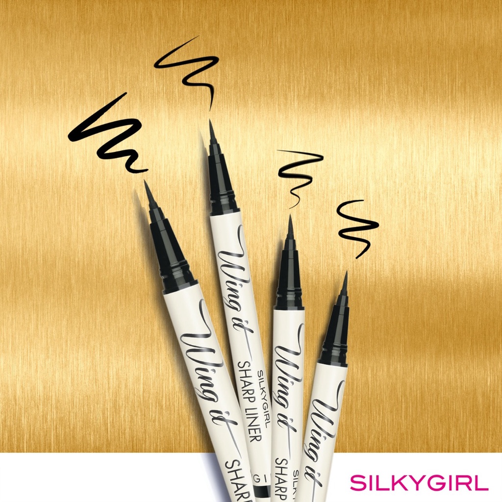 QT Kẻ mắt nước Silky Girl Wing It Sharp Liner