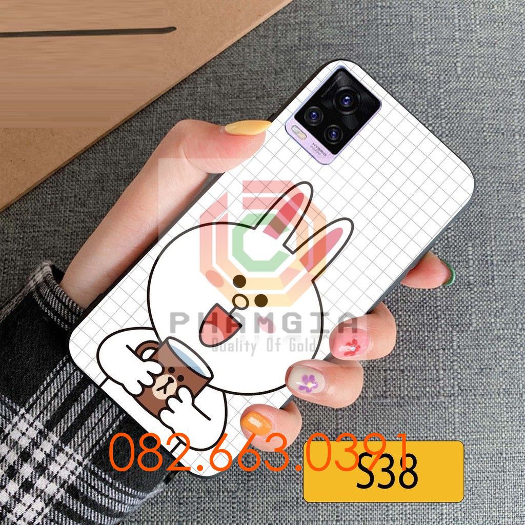 Ốp lưng Vivo V20 dẻo in hình thỏ cony dễ thương