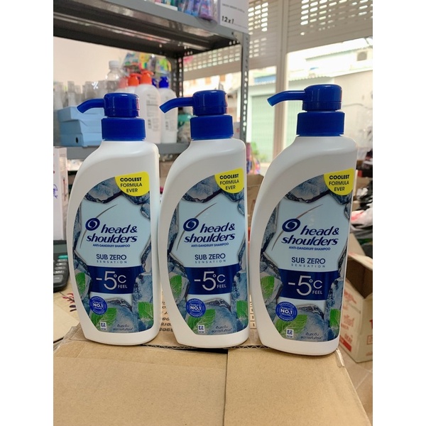 Dầu gội sạch gàu Head & Shoulders Sub Zero -5 độ thái lan 450ML