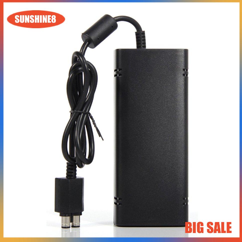 【SUN】Mini Sealed AC Brick Adapter Power Supply for Xbox 360 Slim With Charger Cable