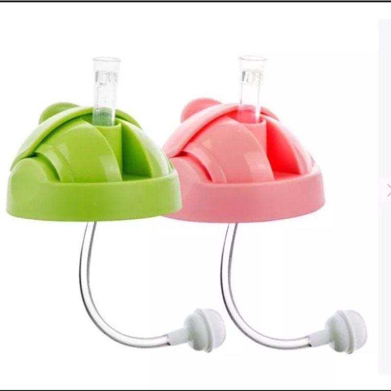 Nắp tập uống kèm ống hút silicon cho bình sữa comotomo, dùng cho cả bình 250ml và 150ml, chất liệu an toàn cho bé