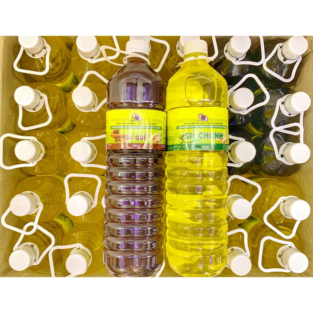 ✅  Nước lau sàn Sả Chanh - Sả Quế Dapharco 1500ml khử mùi, xua đuổi ruồi muỗi
