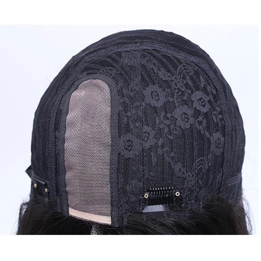 H6060 TÓC BỘ NGUYÊN ĐẦU TÓC THẬT 2 MÁI CÚP DÀI 30CM