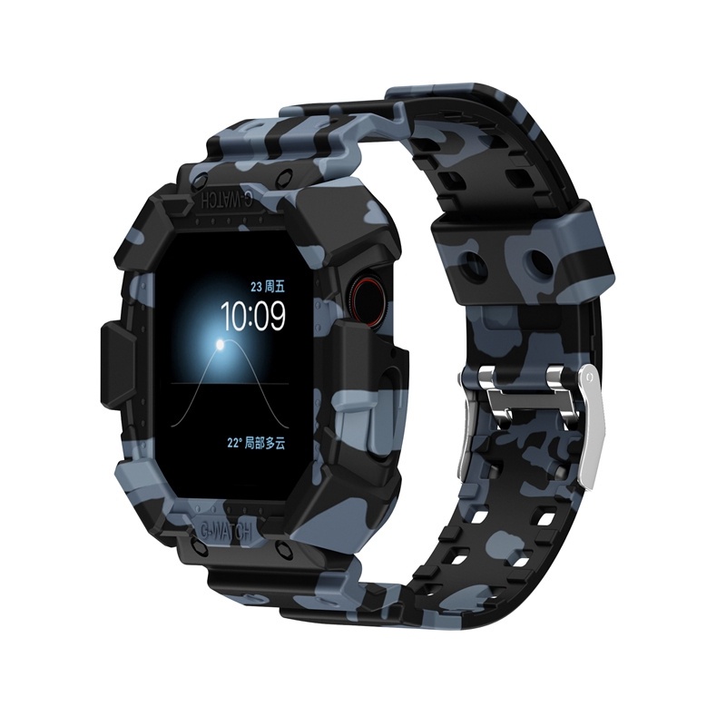 Ốp Dây Đeo Silicon Cho Đồng Hồ Thông Minh Apple Watch Series 8 7 SE 6 2 3 4 5 49mm 45mm 41mm iwatch SE Ultra 5 4 38mm 40mm 42mm 44mm