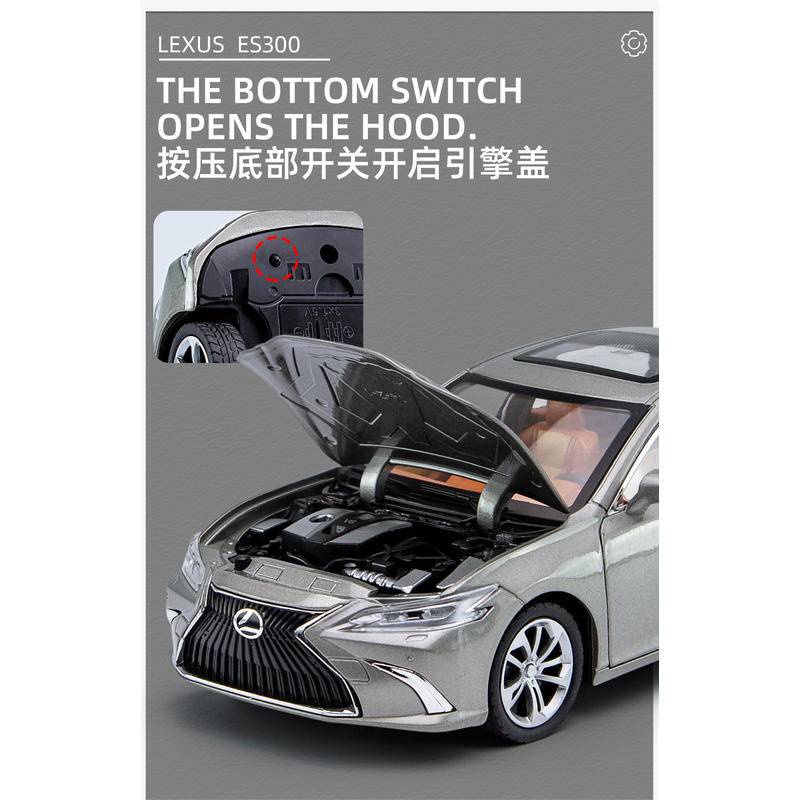 ToyToyMan ✨ Mô Hình Xe Hợp Kim Lexus ES300 Tỉ Lệ 1:24 ô tô đồ chơi/vật trang trí/Món quà sinh nhật