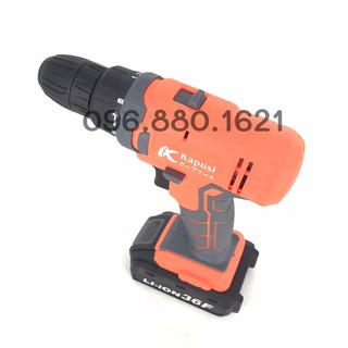 Máy khoan pin Kapusi 2 pin 2 tốc độ 36F KHÔNG PIN