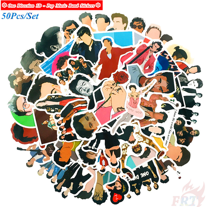 One Direction 1D - Series 03 Pop Music Band Stickers 50Pcs/Set Louis Tomlinson ...