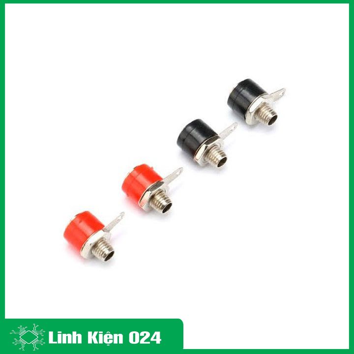 Đầu kết nối JS90 ngắn 2 màu đỏ, đen tùy chọn (1 chiếc)