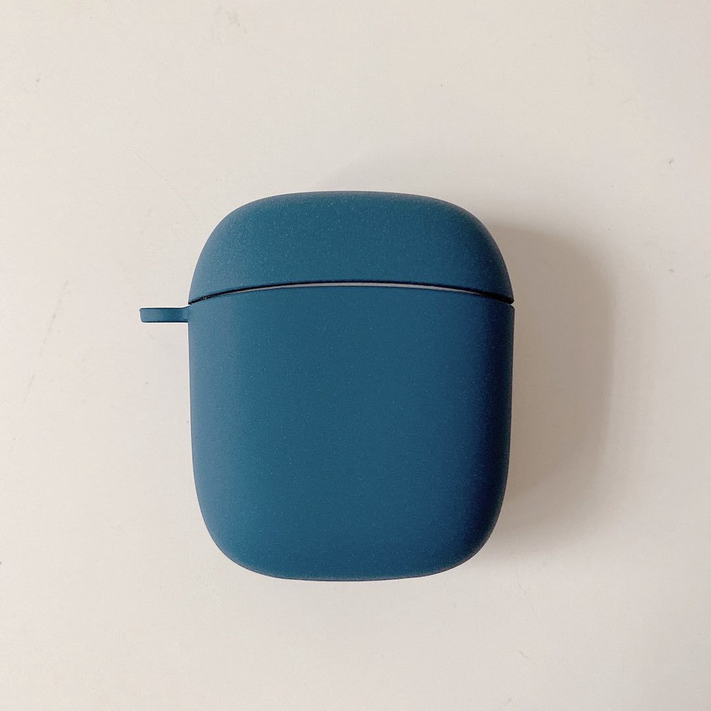 Ốp bảo vệ tai nghe màu trơn nhám có móc thời trang cho Baseus W04 TWS Baseus W04 Pro