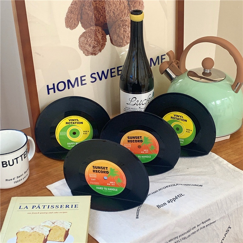 Set 2 Giá Đỡ Sách Chống Trượt Phong Cách Retro