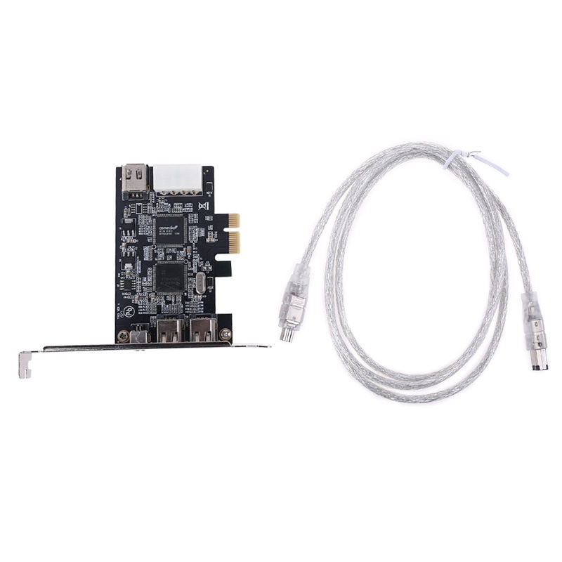 Card Mở Rộng PCIe 3 Cổng PCI Cho Express 1394B &amp; 1394A TI XIO2