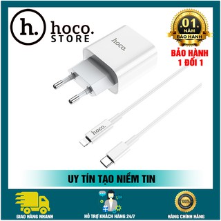 🌟chính hãng🌟bộ sạc nhanh siêu tốc hoco c76a hỗ trợ sạc nhanh pd3.0 18w cho iphone/ipad