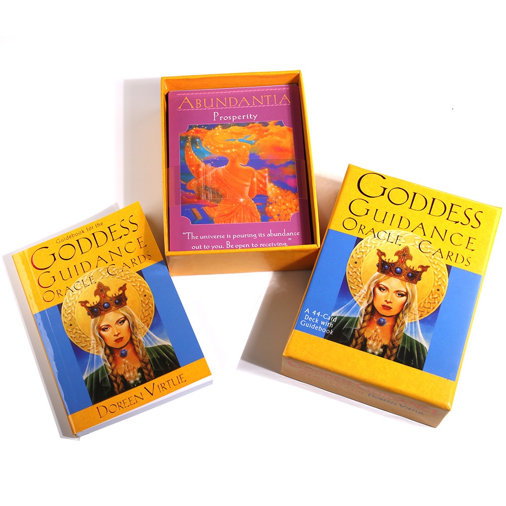 [Mạ Cạnh Size Gốc] Bộ bài Goddess Guidance Oracle 44 Lá Bài Hộp Cứng Cao Cấp Kèm Hướng Dẫn S70