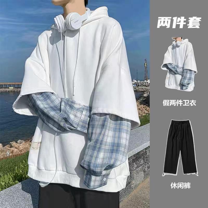 Áo khoác nam bomber hàn quốc Áo Khoác  Set Quần Dài Và Áo Len Tay Dài Thời Trang Cho Nam