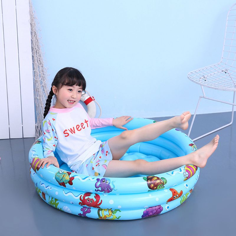 Bể bơi Bơm Hơi Hình Tròn An Toàn Tiện Dụng Cho Bé Sơ Sinh