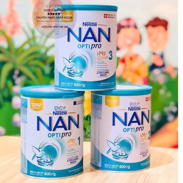 Sữa Nan Nga Optipro Đủ Số 1-2-3-4 (Date Mới 2023) Hộp 800G Chính Hãng Giá Tốt