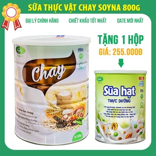Sữa Thực Vật Chay Soyna 800g chính hãng tặng kèm 1 hộp Sữa Hạt Thực Dưỡng