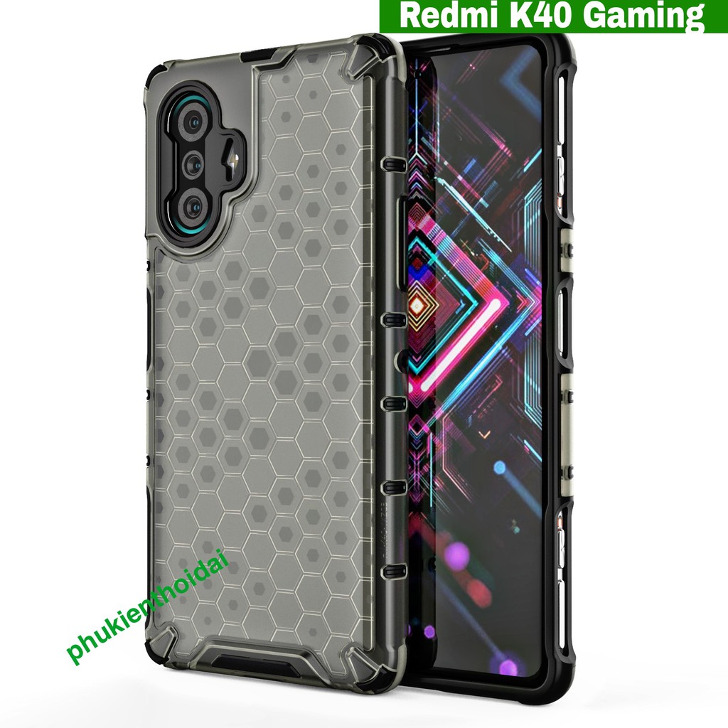 Ốp lưng Redmi K30 Pro / Poco F2 Pro / K40 Gaming / K50 / K50 Gaming / K50 Ultra / K60 chống sốc vân tổ Ong kiểu dáng UAG
