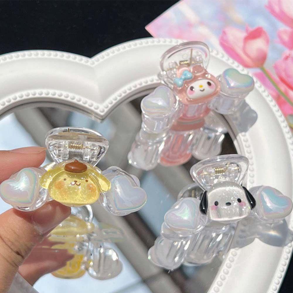 Kẹp Tóc Hình Trái Tim Lấp Lánh Dễ Thương Cho Nữ