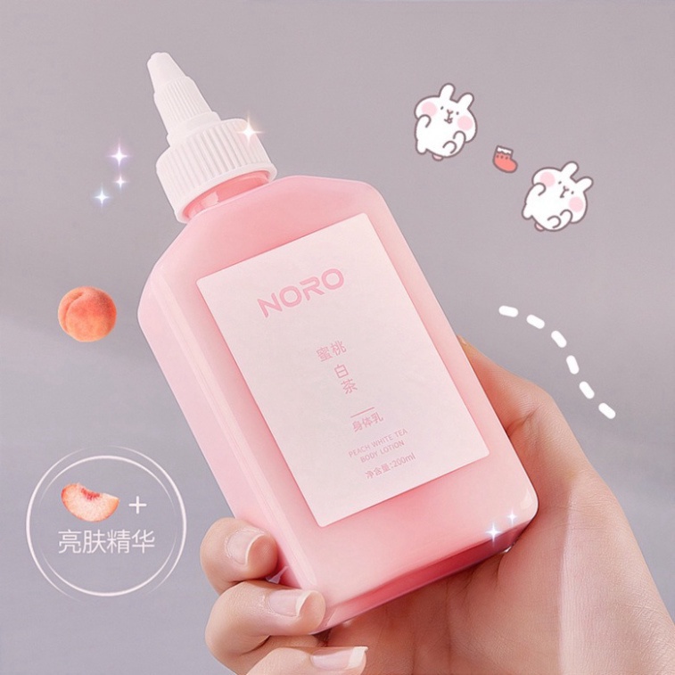 Kem dưỡng ẩm body Noro Peach White Tea dưỡng ẩm giữ hương thơm lâu dài 200ml HSDT1