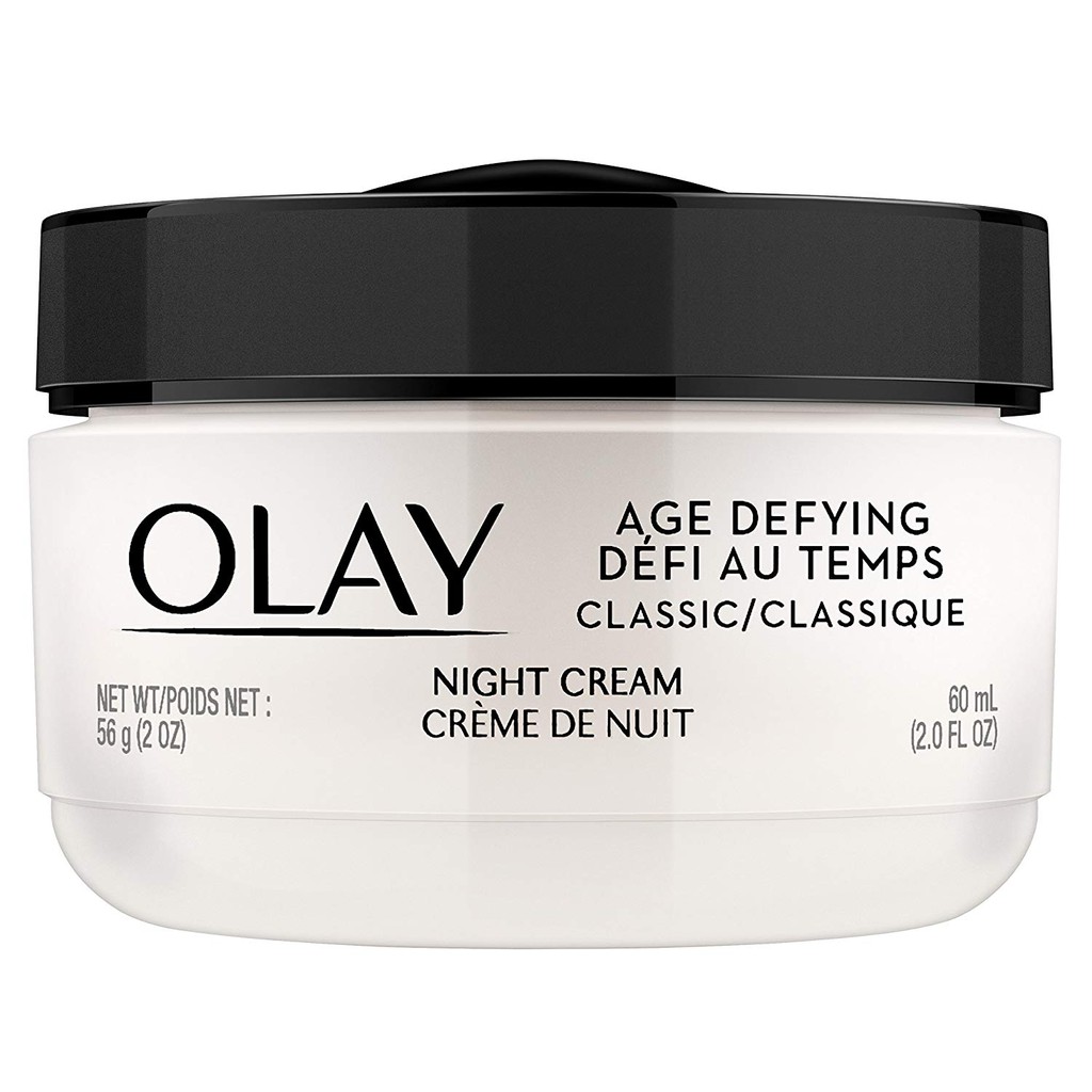 Kem dưỡng da ban đêm giảm vết nhăn Olay Age Defying Classic Night Cream 56 và Kem dưỡng mắt chống lão hóa  (dạng gel)