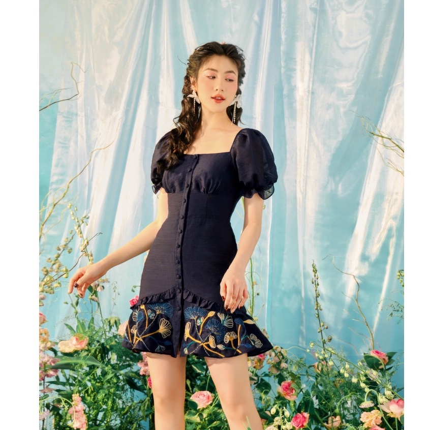 OLV - Đầm Sofia Embroidered Dress