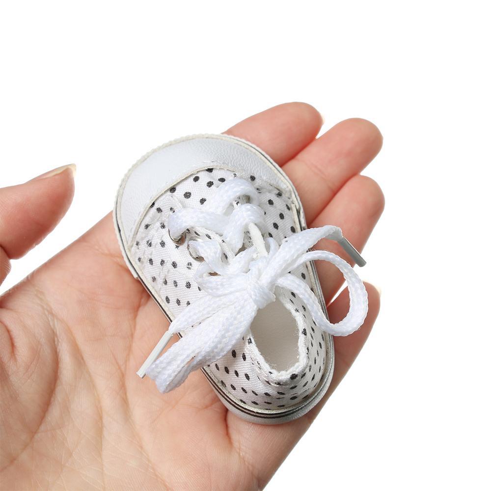Giày Vải Canvas 7cm / 18 Inches Xinh Xắn Dành Cho Búp Bê