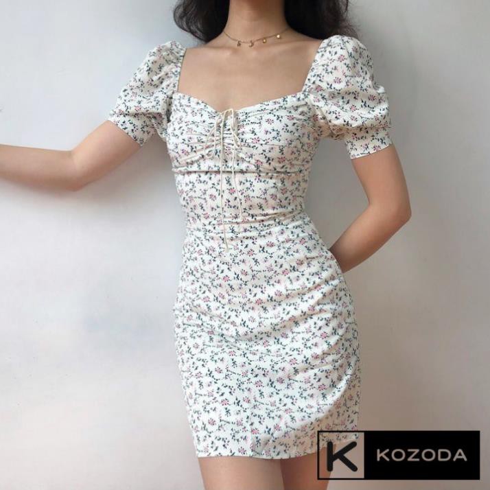 Đầm ulzzang Váy Dự Tiệc dạ hội hàng thiết kế dài công chúa có lớp lót vải voan xòe xếp ly đẹp Kozoda M6  ྇