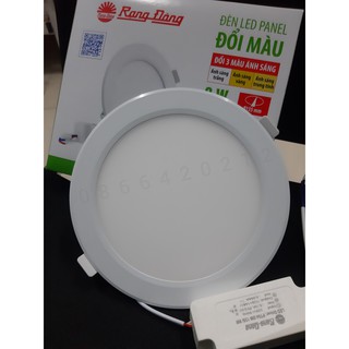 Đèn LED Panel tròn đổi màu Rạng Đông 9W/135