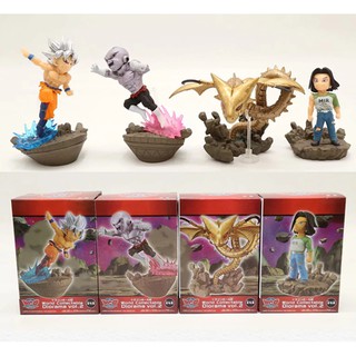 Bộ 4 mô hình nhân vật trong phim Dragon Ball bằng nhựa PVC kích thước 10cm