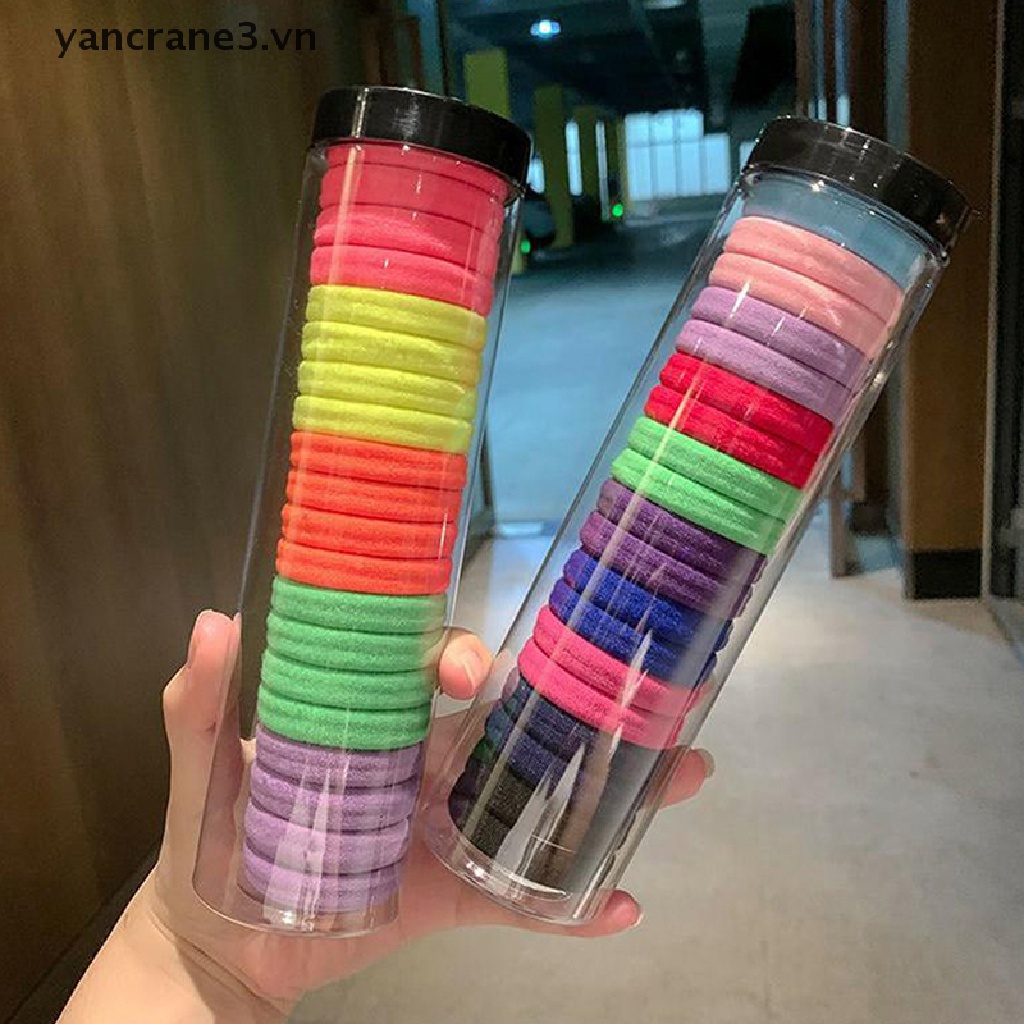 Bộ 20 Dây Thun Buộc Tóc Nhiều Màu Sắc yancrane3.vn