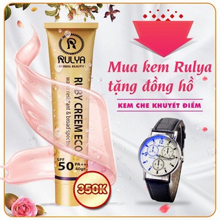Kem Nền Che Khuyết Điểm Chống Nắng RULYA - Tặng kèm Đồng hồ đeo tay